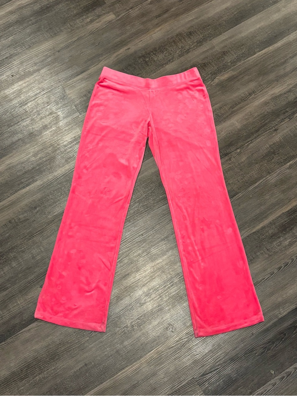 Juicy Couture Hot Pink Velour Kick-Flare Sweatpants